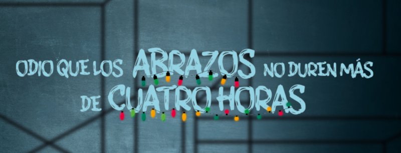 ODIO QUE LOS ABRAZOS NO DUREN MÁS DE CUATRO HORAS